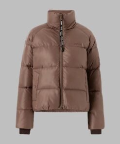 Svea Brown Jakke Volume Puffer Jacket