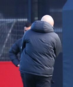 Arne Slot Liverpool FC Puffer Jacket Black