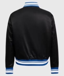 Indianapolis Colts Satin Black Bomber Jacket
