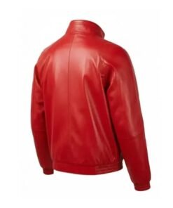 Marty Supreme Timothee Chalamet Oversized Red Leather Jacket