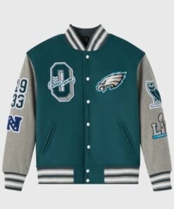 OVO 2025 Philadelphia Eagles Varsity Jacket Green