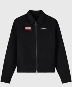 OVO Marvel Ghost Rider Denim Moto Jacket