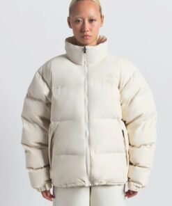 Skims x North Face 1996 Nuptse Jacket White