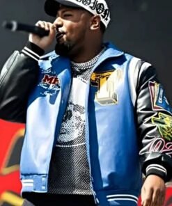 The-Rolling-Loud-Derrick-Milano-Blue-Black-Leather-Jacket