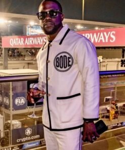 F1 Grand Prix Qatar Kevin Hart White Jacket