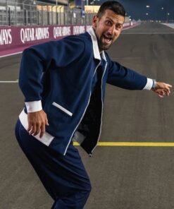 F1 Qatar GP Novak Djokovic Navy Jacket