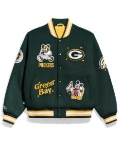 Green Bay Packers x Mickey Mouse Varsity Jacket