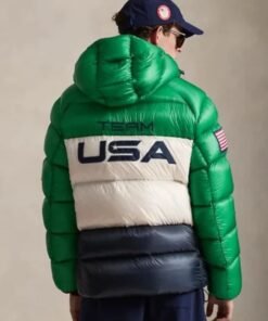 Green White Hawthorne Milano Cortina 2026 Jacket