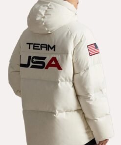 Hooded Puffer Team USA Flagbearer 2026 Olympics Jacket