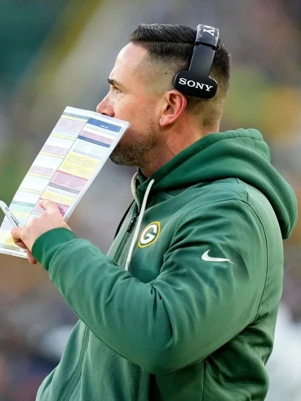 Matt LaFleur Packers Bomber Jacket Matt LaFleur Packers Green Bomber Jacket