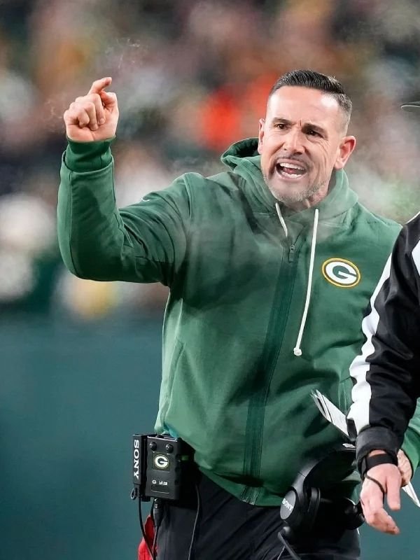 Matt LaFleur Packers Bomber Jacket Matt LaFleur Packers Nike Bomber Jacket Green