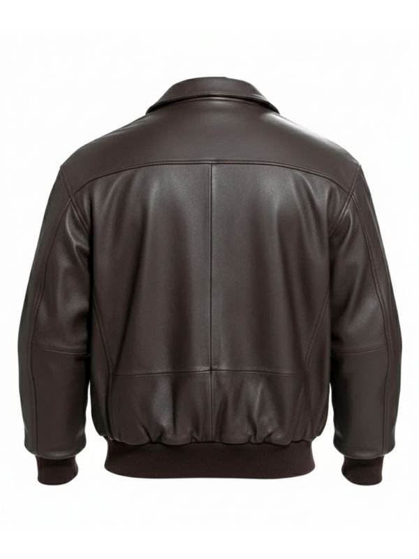 Mens Vintage Heritage A-2 Brown Leather Bomber Jacket Mens Vintage Heritage A-2 Brown Leather Bomber Jacket