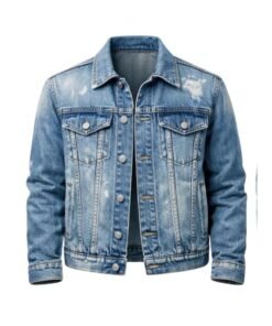 Mens Vintage Blue Trucker Denim Jacket