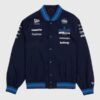 New Era x Atlassian Williams F1 Team Varsity Jacket Navy