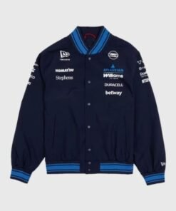 New Era x Atlassian Williams F1 Team Varsity Jacket Navy