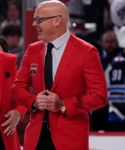 New Jersey Devils John MacLean Ring of Honor Red Blazer Jacket