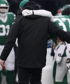 New York Jets Parka Jacket Black