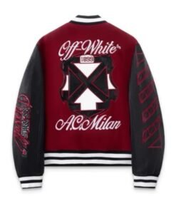 Off White AC Milan Ruben Loftus Cheek Varsity Jacket