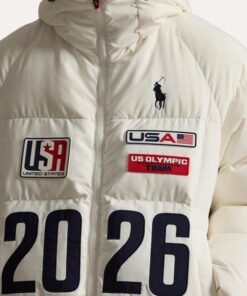 Off White Flagbearer Jacket Team USA 2026 Winter Olympics