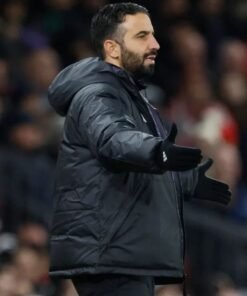 Ruben Amorim Man Utd Black Hooded Jacket