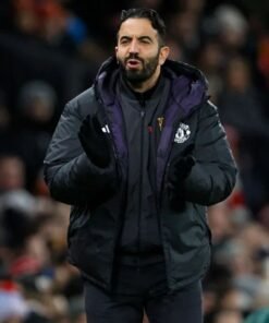 Ruben Amorim Premier League 2025 Manchester United Black Jacket