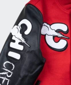 The Chi Chicago Windy City Red Varsity Jacket
