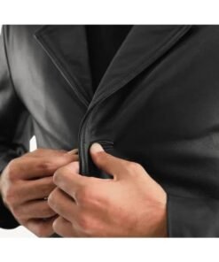 Classmith Black Leather Coat