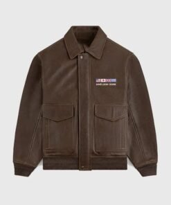 Aime Leon Dore World's Borough Leather Flight Jacket