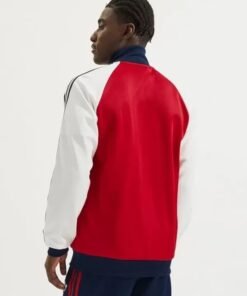 Arsenal adidas Red White Track Jacket Unisex