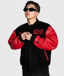 Chalk Line WWE Raw Is War Black Red Varsity Jacket