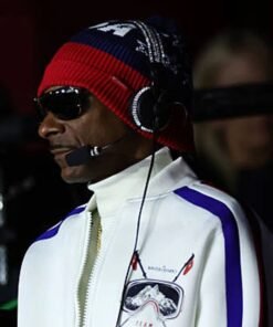 Figure Skating Olympics 2026 Snoop Dogg Track Jacket Striped