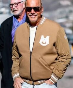 Kevin Costner Brown Bomber Jacket