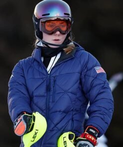 Mikaela Shiffrin Milano Cortina 2026 Team USA Puffer Jacket