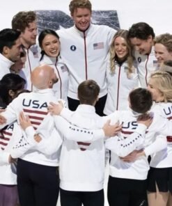 Milano Cortina 2026 Winter Olympics Save The Duck Team USA White Jacket