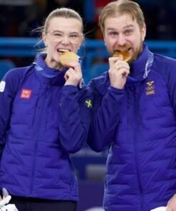 Puffer Blue Curling Team Milano Cortina Jacket 2026