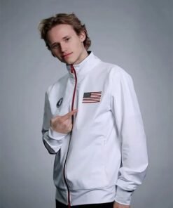 Save The Duck Milano Cortina 2026 Team USA Jacket White