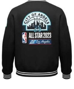 Siya Kolisi NBA All Star City Of Angels 2026 Black Jacket