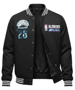 Siya Kolisi NBA All Star City Of Angels 2026 Black Varsity Jacket