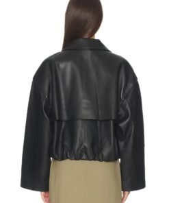  Womens Millie Oversized Leather Jacket