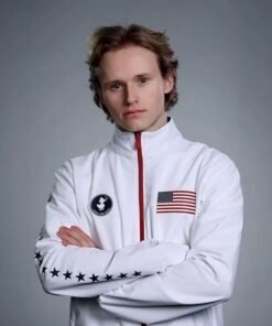 Milano Cortina 2026 USA Olympic White Jacket by Save The Duck