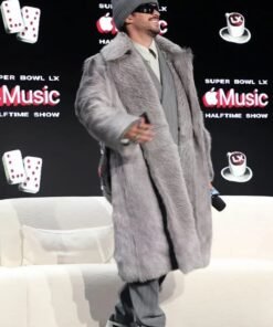 Super Bowl LX Halftime Show Bad Bunny Fur Coat