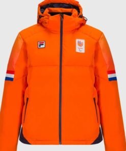 Team Netherlands Orange Hooded Jacket