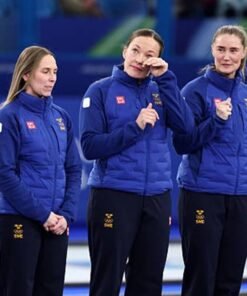 Team Sweden Milano Cortina Olympics Blue Jacket