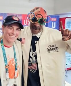 Team USA 2026 Snoop Dogg White Bomber Jacket