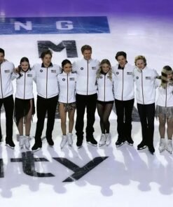 Team USA 2026 Winter Olympics Save The Duck White Jacket