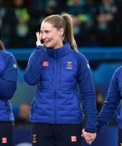 Uniqlo Team Sweden Blue Puffer Jacket