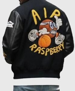 Unisex Raspberry Hills x Nike Black Varsity Jacket