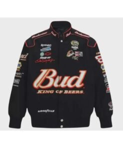 NASCAR Vintage BUD Printed Jacket