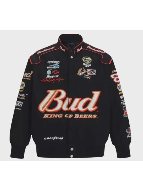 NASCAR Vintage BUD Printed Jacket