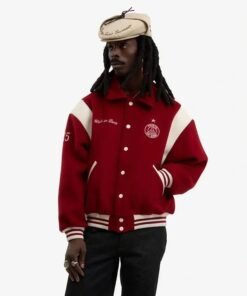 Walk in Paris 2026 PSG Red Wool Jacke